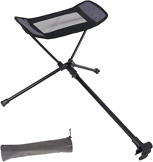 YWHWLX Outdoor Folding Chair Ottoman Portable Recliner Lazy Retractable Footstool Leg Rest Moon Chair Kit for Hiking