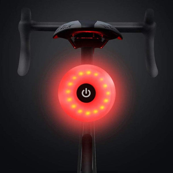 WASAGA USB Rechargeable Bike Tail Light, Waterproof Red LED Rear Bicycle Light for Safety