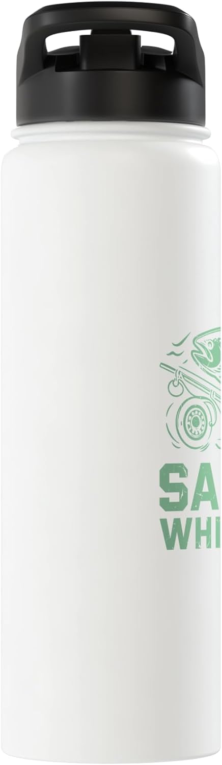 Salmon Fishing Gear Salmon Whisperer Salmon Fishing Stainless Steel Insulated Water Bottle