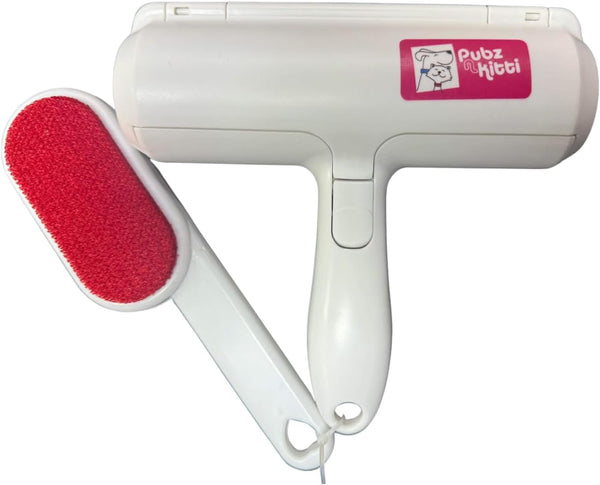 Lint Roller for Pets - Pubz N Kitti Pet Hair Removal Tool for Clothes, Dog Accessories, and Cat Furniture Cleaner