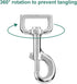 Heavy Duty Swivel Snap Hooks Dog Leash Hook, Trigger Clip Clasp for Pet Leash, Collar, Key Chain, 10 Pack