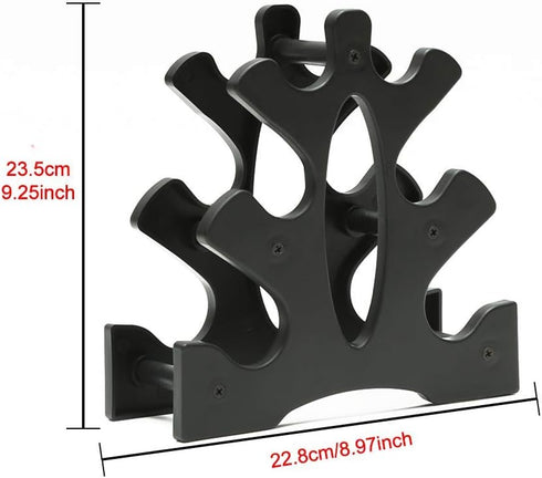Small Dumbbell Rack, 3/5 Tier Dumbbell Tree, Plastic Dumbbell Holder Fitness Equipment Accessories
