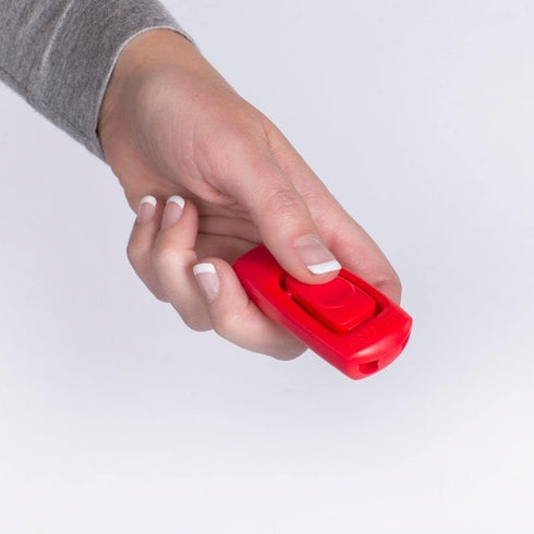 Whizzclick by Company of Animals - Clicker and Whistle Combined for Dog Training - Includes Wrist Strap