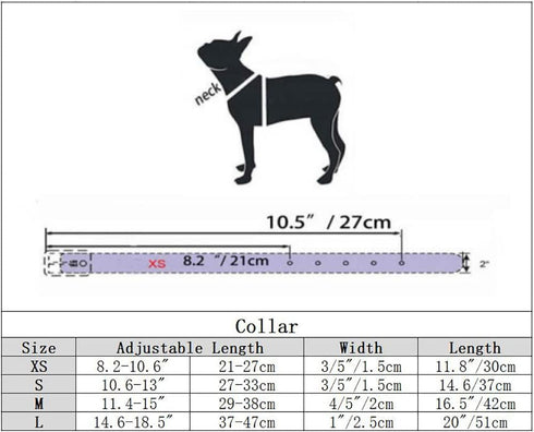 Soft Spiked Dog Collar, Adjustable Studded Rivet Spike Collar for Girl Boy Small Breed Teacup Mini Tiny Puppy Kitten