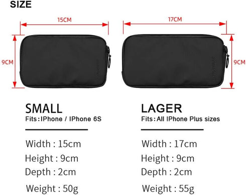 YKYWBIKE Cycling Essentials Case: Waterproof Cell Phone Bag for Jersey, Bike Tools Kit Pouch, Sweat-proof Dirt-resistant