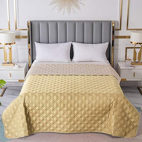RBSC Home Waterproof Blanket Dog Bed Cover, Non Slip Large Sofa Cover for Pets (6882YELLOW)