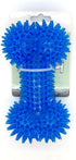 Dog Squeaky Bone Chew Toy for Aggressive Chewers, Durable Rubber Bone Toy for Teeth Cleaning, Blue Small