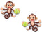 Kids Tennis Racket Dampener - Cute Racket Shock Absorber Gifts for Kids - 2 Pack