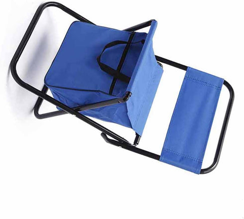 Fydun Folding Back Chair, Outdoor Camping Portable Chair, Easy to Carry Comfortable Fishing Chairs Leisure with Bag