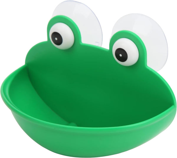 Pssopp Aquatic Frog Habitat, Wall Mounted Decoration with Sucker for Frogs, Toads, Geckos, 3.2 x 5 x 3.8in