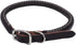 Coastal Pet Circle T Latigo Leather Round Dog Collar, 3/8" x 12" - Handcrafted Comfortable Pet Collar