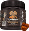 BRUTUS & BARNABY Organic Turmeric for Dogs - Soft Chews with Curcumin, Collagen & Bioprene for Hip and Joint Support