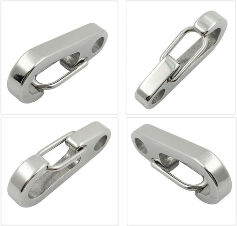 Stainless Steel Dog Tag Quick Clips for Medium and Large Dog Collars