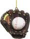 Kurt Alder Baseball and Mitt Ornament
