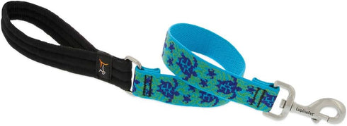 LupinePet Originals Turtle Reef – 2-Foot Traffic Lead/Leash for Medium and Larger Dogs – 1"