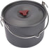 Portable Lightweight Camping Pot Set for Outdoor Cooking, Hanging Camping Pot for Hiking Adventure