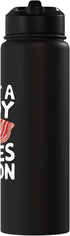 Bacon Meat Breakfast Bacons Bacon Just A Boy Who Loves Bacon Stainless Steel Insulated Water Bottle