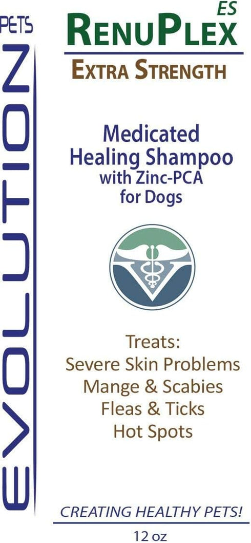 Medicated Dog Mange Shampoo, Extra Strength for Dogs, Eliminates Mange, Scabies & Skin Problems, Made in USA
