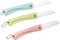 Honbay 3PCS Handy Ceramic Folding Knife, Fruit Knife for Travel and Camping