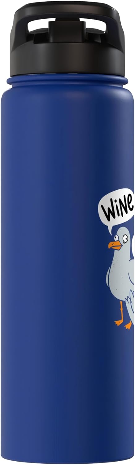 Wine Drinker Humor Tee Winery Life Wine Sommelier Sommelier Funny Seagulls Wine Drinkers Drinking Party Tee Stainless