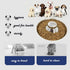 Puppy Dog Bowl - Stainless Steel Multiple Puppies Feeder, Basic Food and Water Bowls for Small, Medium, Large Dogs