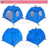 Breathable Washable Pet Puppy Kennel, Dog Cat Folding Indoor Outdoor House Bed Tent, Blue, M
