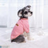 Idepet Pet Dog Classic Sweater - Soft Fleece Coat for Small Medium Dog, Warm Pet Clothes, 2 Color (M, Pink)