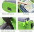 Waterproof Bicycle Handlebar Bag with Transparent Pouch and Adjustable Strap, High-capacity Cycling Front Pack (Green)