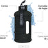 SHAKESPHERE Sports Water Bottle, 1.3L Wide Mouth Leakproof BPA-Free Gym Bottle for Daily Hydration, Matte Black