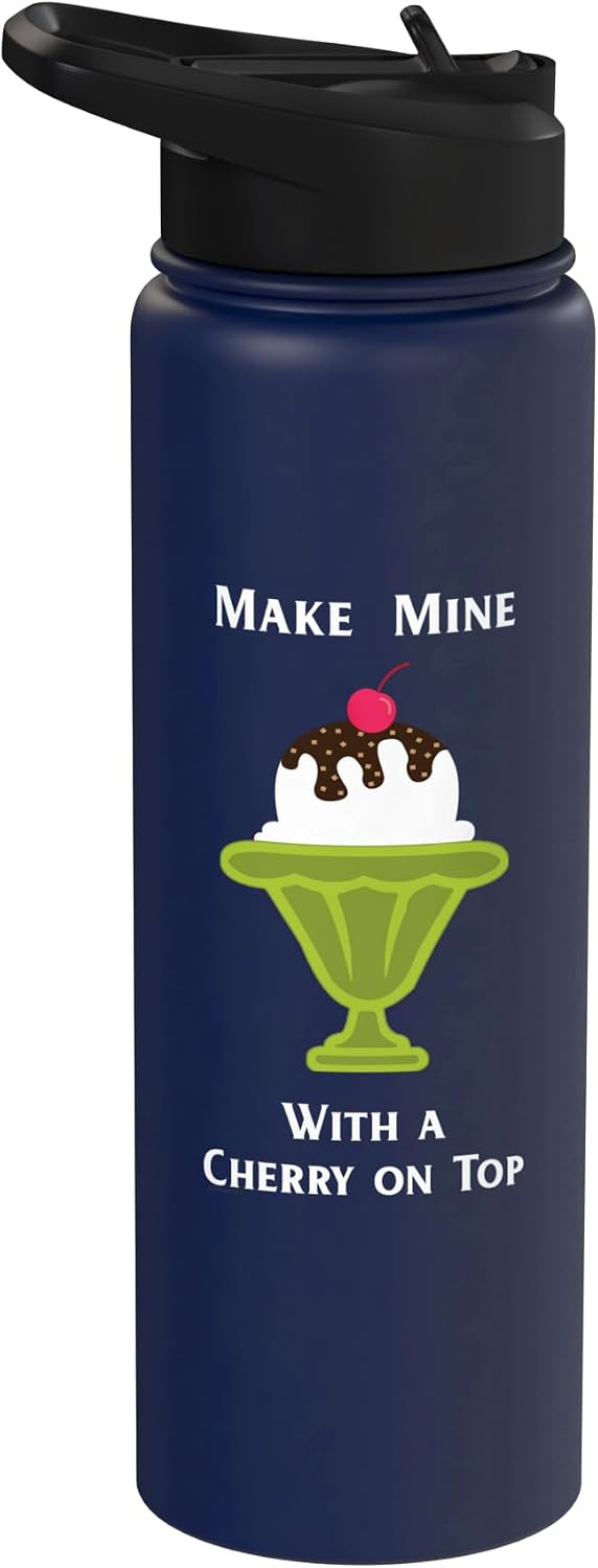Ice Cream Appreciation Gifts by Dill Pickle Press Make Mine With a Cherry on Top, Image of an Ice Cream
