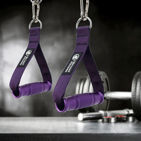 J Bryant Fitness Metal Gym Handles for Cable Machine Attachment, Heavy Duty Aluminum Alloy Handle Grips for Resistance