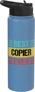 Copier Shirts & Gifts Copier Stainless Steel Insulated Water Bottle