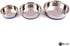 Max and Neo Heavyweight Non-Skid Rubber Bottom Stainless Steel Dog Bowl, Large - 80oz