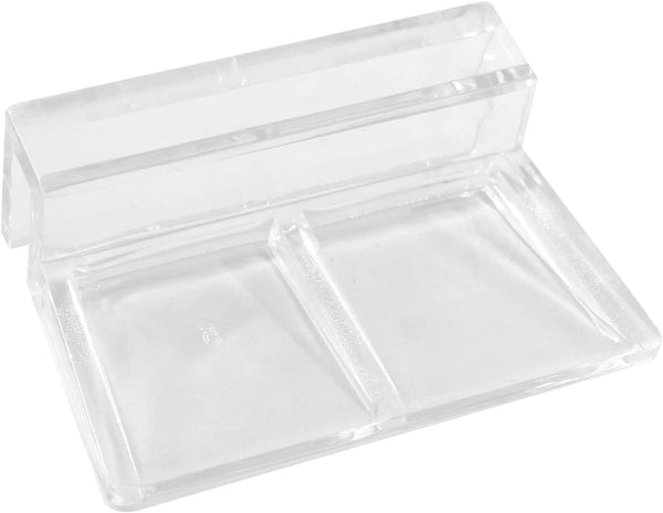 24 Pack Clear Acrylic Aquarium Lid Clips, DIY Fish Tank Holder for 5MM Aquarium Glass (5MM)