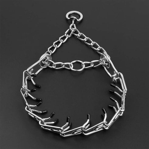 Prong Collar for Dogs - Adjustable Stainless Steel Training Collar for Large, Medium, and Small Dogs