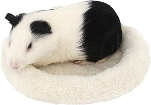 BWOGUE Hamster Bed, Round Velvet Warm Sleep Mat Pad for Hamster, Hedgehog, Squirrel, Mice, and Other Small Animals