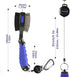 THIODOON 2 Pack Golf Club Brushes and Groove Cleaner with Magnetic Keychain and Oversized Brush Head