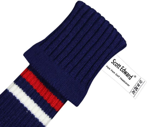 Scott Edward Golf Headcovers for Woods Set of 3, Fits Driver (460cc), Fairway Wood, Hybrid for Golf Bag