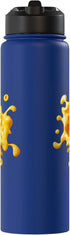 Vibrant Cheese Design for Food Festivals Melted Cheese Splash Art for Culinary Food Lovers Stainless Steel Insulated