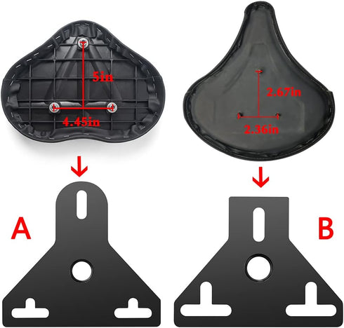 LINGMAI Universal Saddle Extender for FDX 2.0 and 3.0 Models, Adjustable Exercise Bicycle Seat Adapter