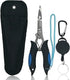 Stainless Steel Fishing Pliers - Needle Nose Plier for Cutting Fishing Line, Multitool Pliers with Sheath and