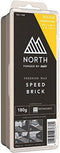 Swix North Speed Brick Warm Spring Freeride Wax, 180g, Yellow