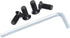 VBESTLIFE E-Scooter Hex Wrench Tool Kit, 4Pcs Handlebar Front Fork Tube Screws with Hex Wrench