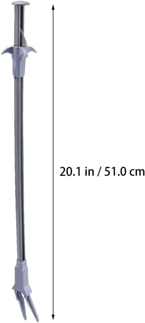Mipcase Long Aquarium Tongs Plastic- 19.7in Plastic Tweezers Fish Feeding Tongs for Aquarium Tank, Aquatic Plant Tongs Tweezers Tools for Fish Tank by Mipcase