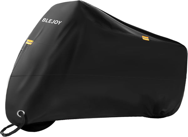 Waterproof Bike Cover for 2 or 3 Bikes, Heavy Duty Outdoor Bicycle Covers with Lock Holes & Storage Bag