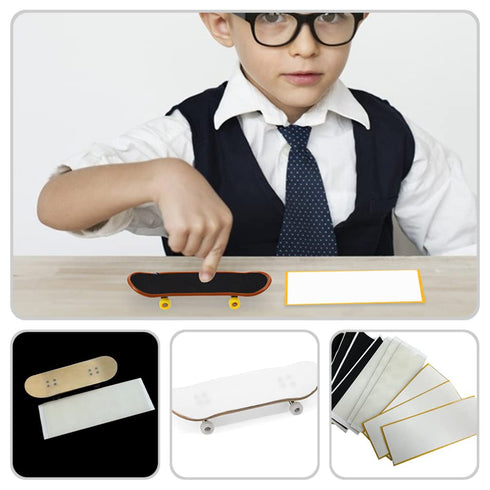 24pcs BESPORTBLE Foam Fingerboard Grip Tape Finger Skateboard Foam Tape Non Slip Finger Toy Skateboards Stickers