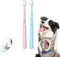 Extra Soft Small Dog Toothbrush Kit, Cat Dental Toothbrush Silicone, 2 Pack Easy to Handle Teeth Cleaning Head