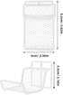STOBAZA Dumbbell Rack Wall-mounted White Single Piece Heavy Duty Barbell Storage Rack Weight Shelf for Home Gym