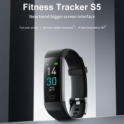 Fitness Tracker with Heart Rate Monitor, Step Counter, Smart Watch, Sleep Monitor, IP68 Health Tracker