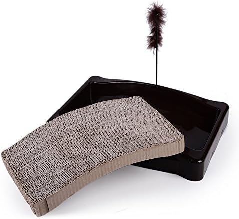 Cat Scratcher Cardboard,Cat Wide Scratching Post,Cat Scratcher Toys and Resting Lounge Pad (Replacement Core)